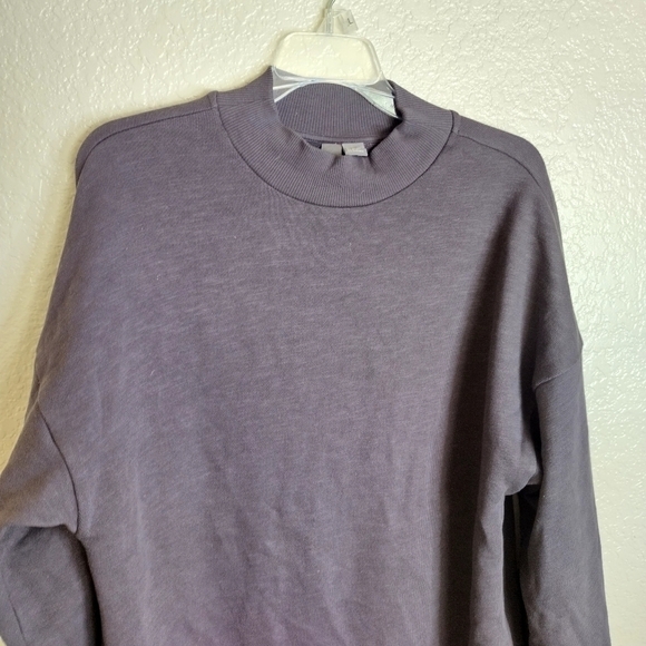 NWT Sweaty Betty One and Done Sweat Dress Gray Oversized Mock Neck sz 8-10 - Picture 10 of 11